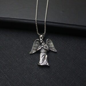 Wings of Faith – Silver Angel Charm